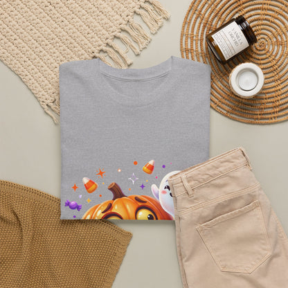 Halloween Pumpkin & Friendly Ghost T-Shirt