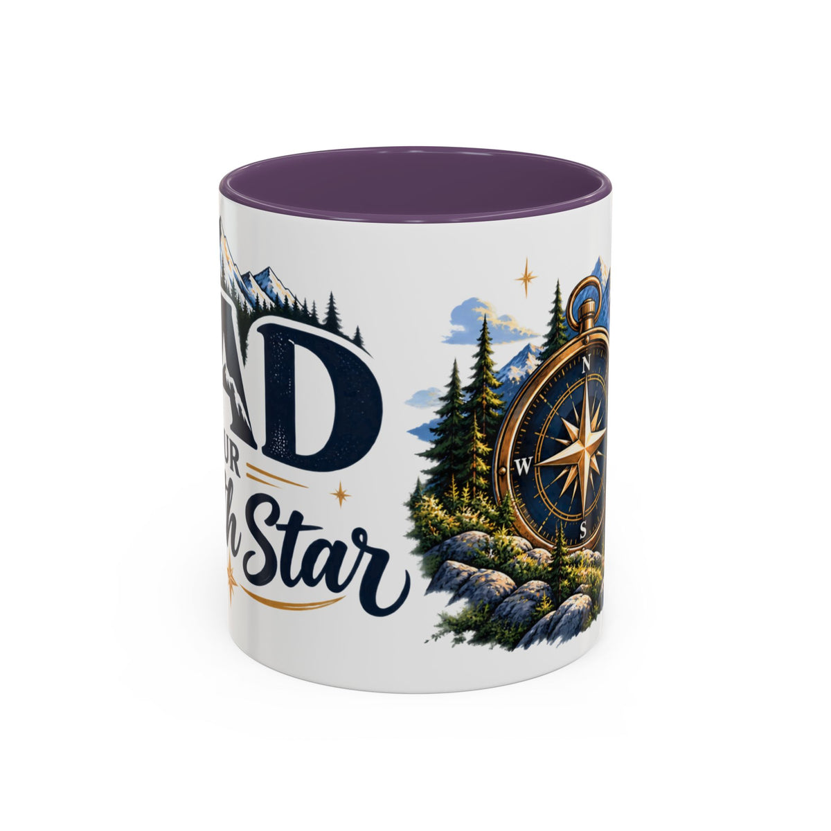 Adventure Compass Mountain Coffee Mug
