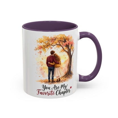 You Are My Favorite Chapter Romantic Autumn Coffee Mug