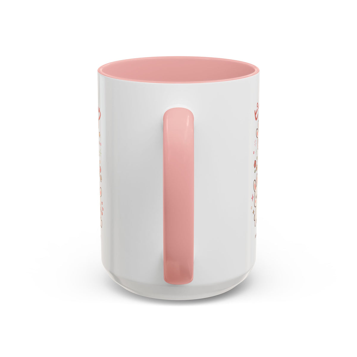 Peach Drink Bunny Mug — Cute Kawaii Coffee Tea Cup (11/15oz)