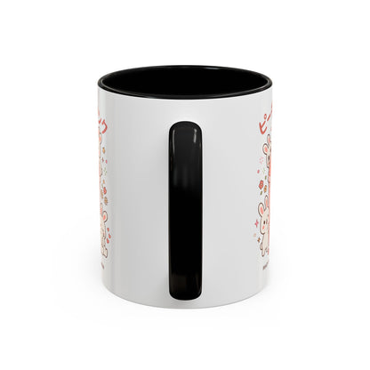 Peach Drink Bunny Mug — Cute Kawaii Coffee Tea Cup (11/15oz)