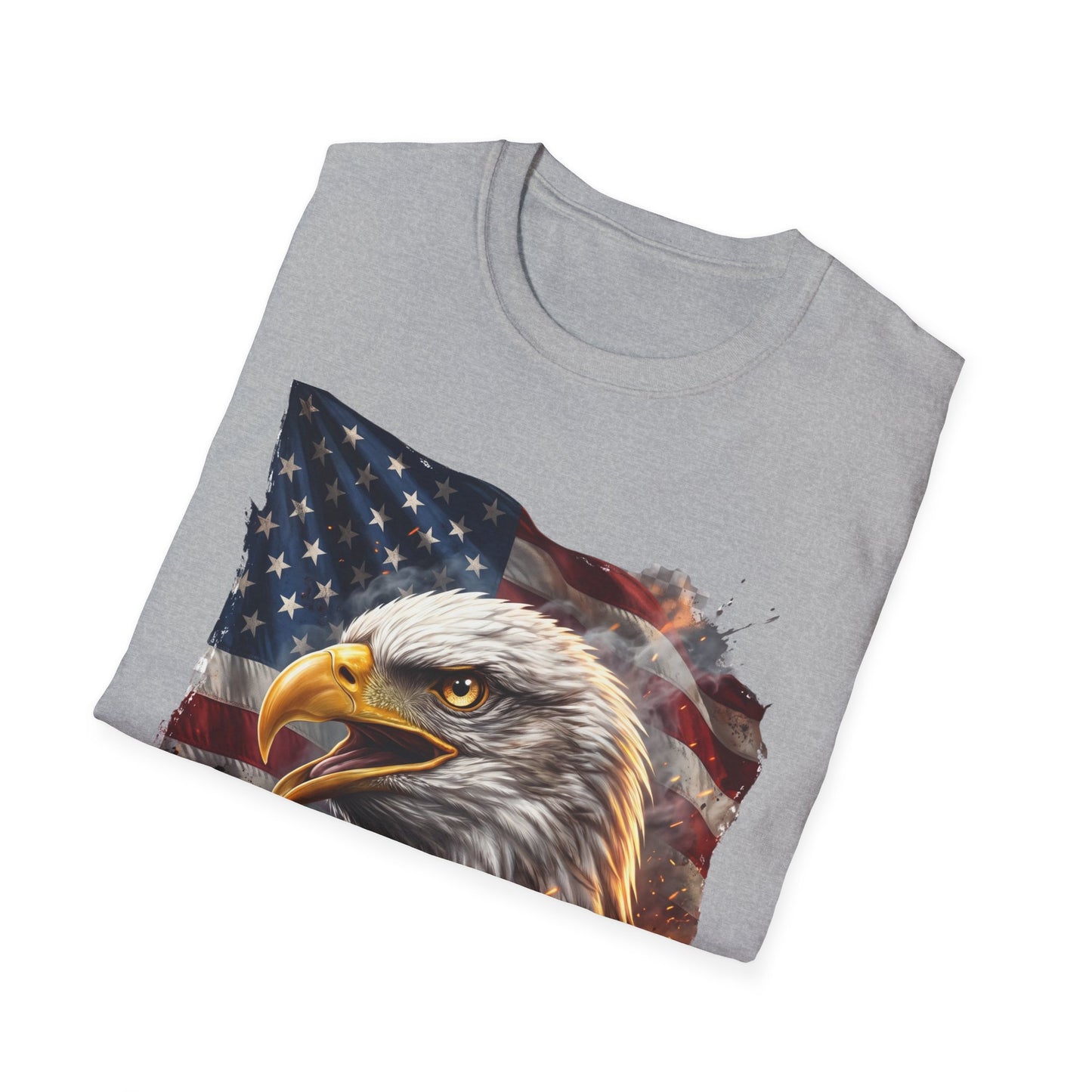 American Bald Eagle T-Shirt — Patriotic USA Flag Graphic Tee