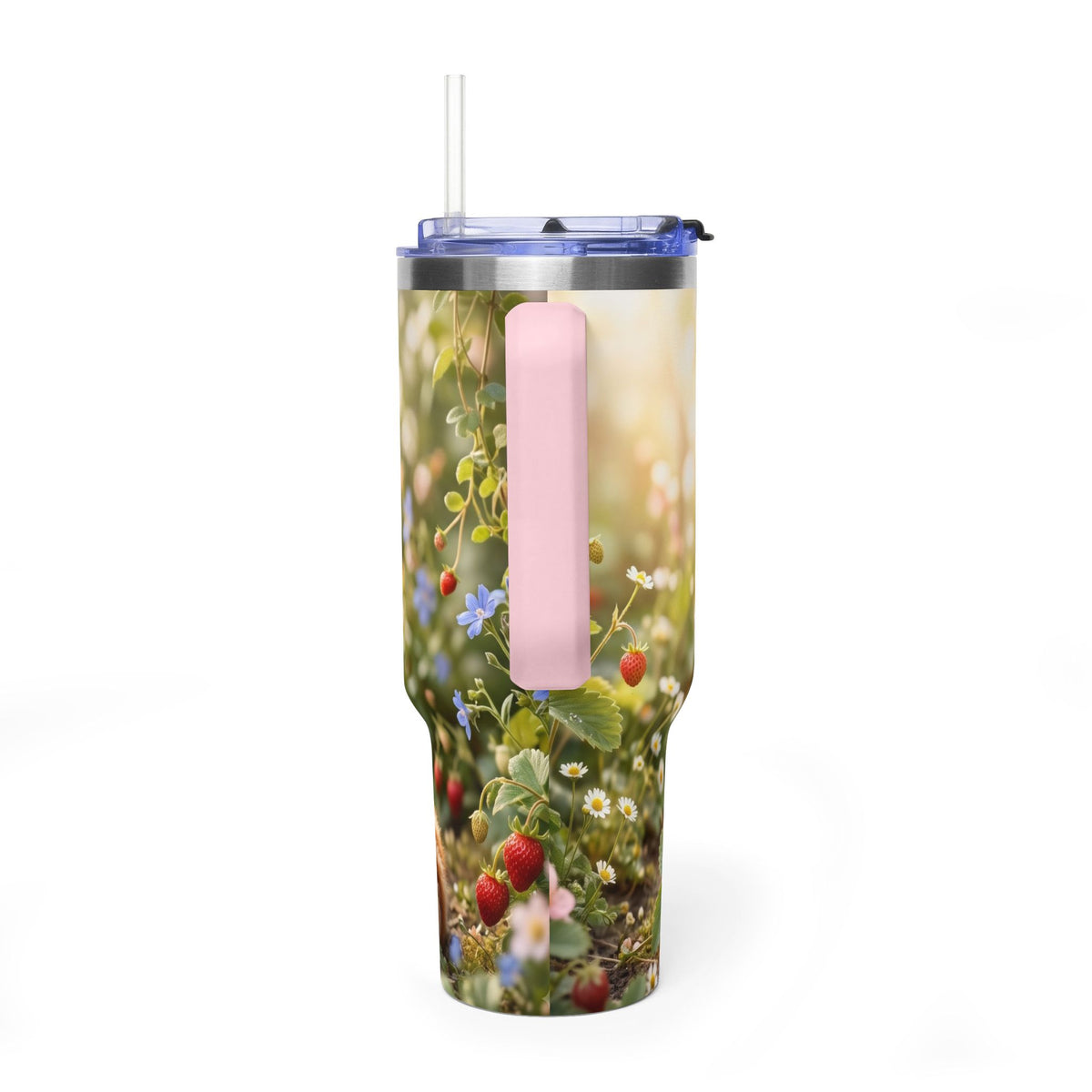 Little Paws Big Love Red Panda 40oz Vacuum Thermal Tumbler