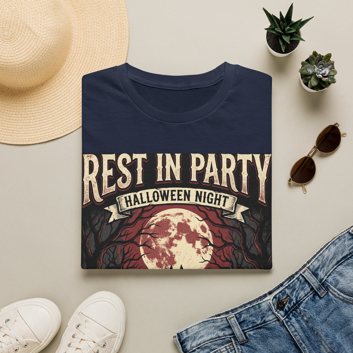 Rest in Party Halloween Night T-Shirt