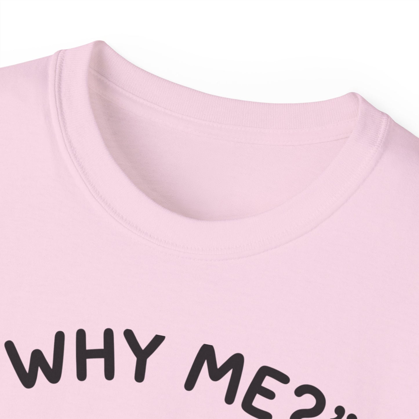 Sad Kawaii Cat Tee - "Why Me?" Cute Crying Kitten Graphic Shirt
