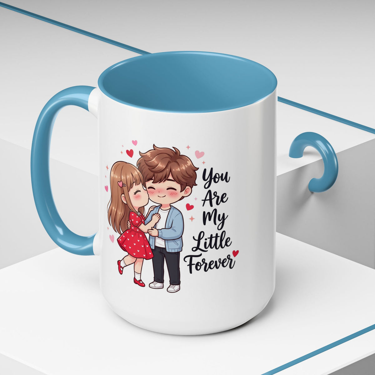You Are My Little Forever Romantic Couple Coffee Mug