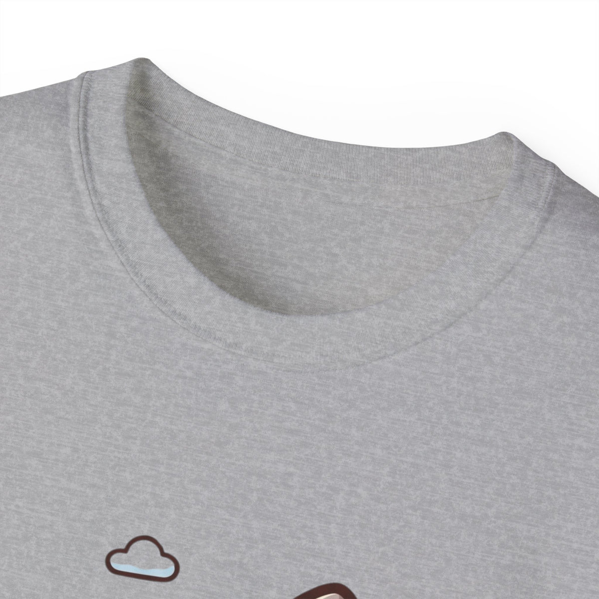 Cute Sleeping Cat Tee – Kawaii Cat Hugging Star Graphic Shirt