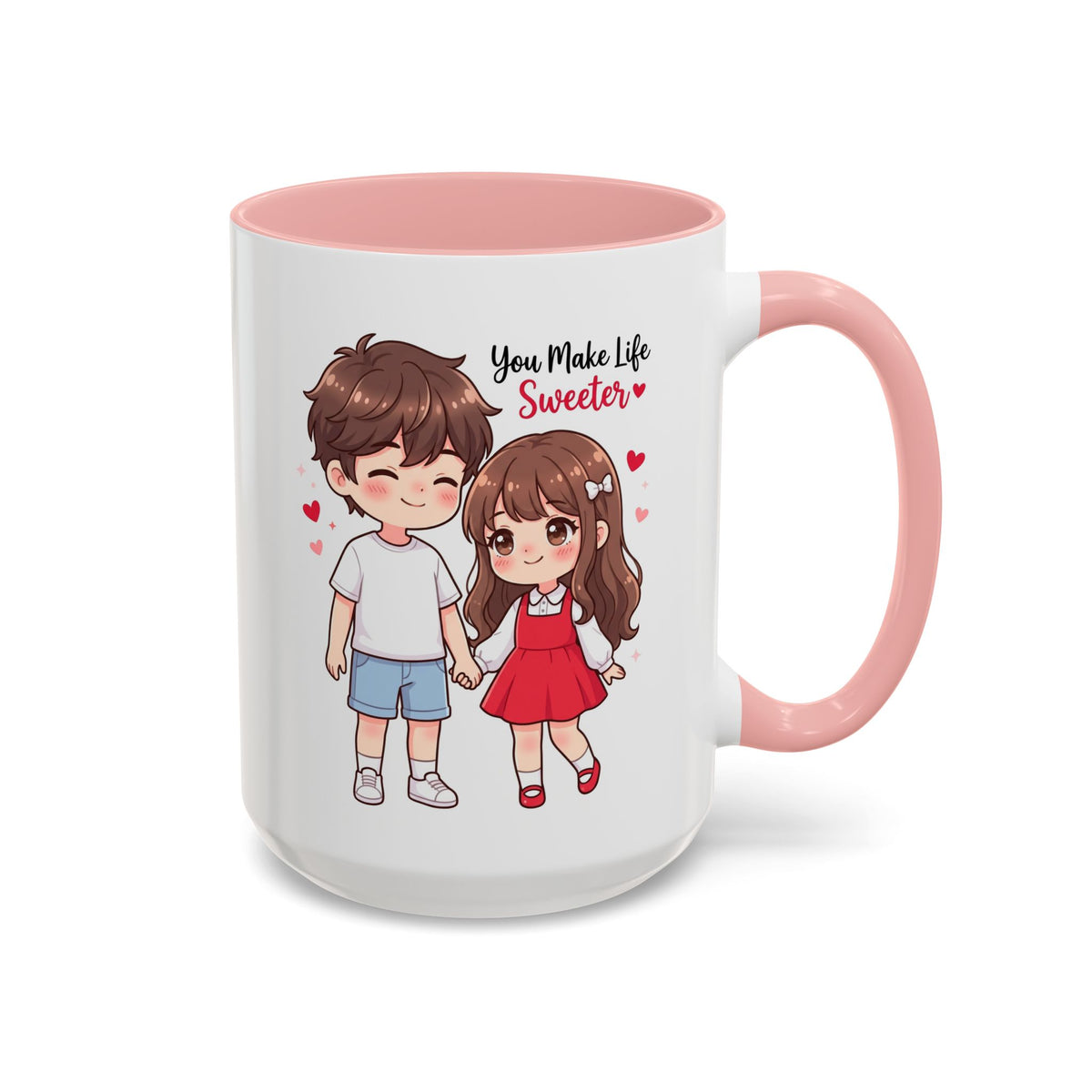 You Make Life Sweeter Couple Coffee Mug