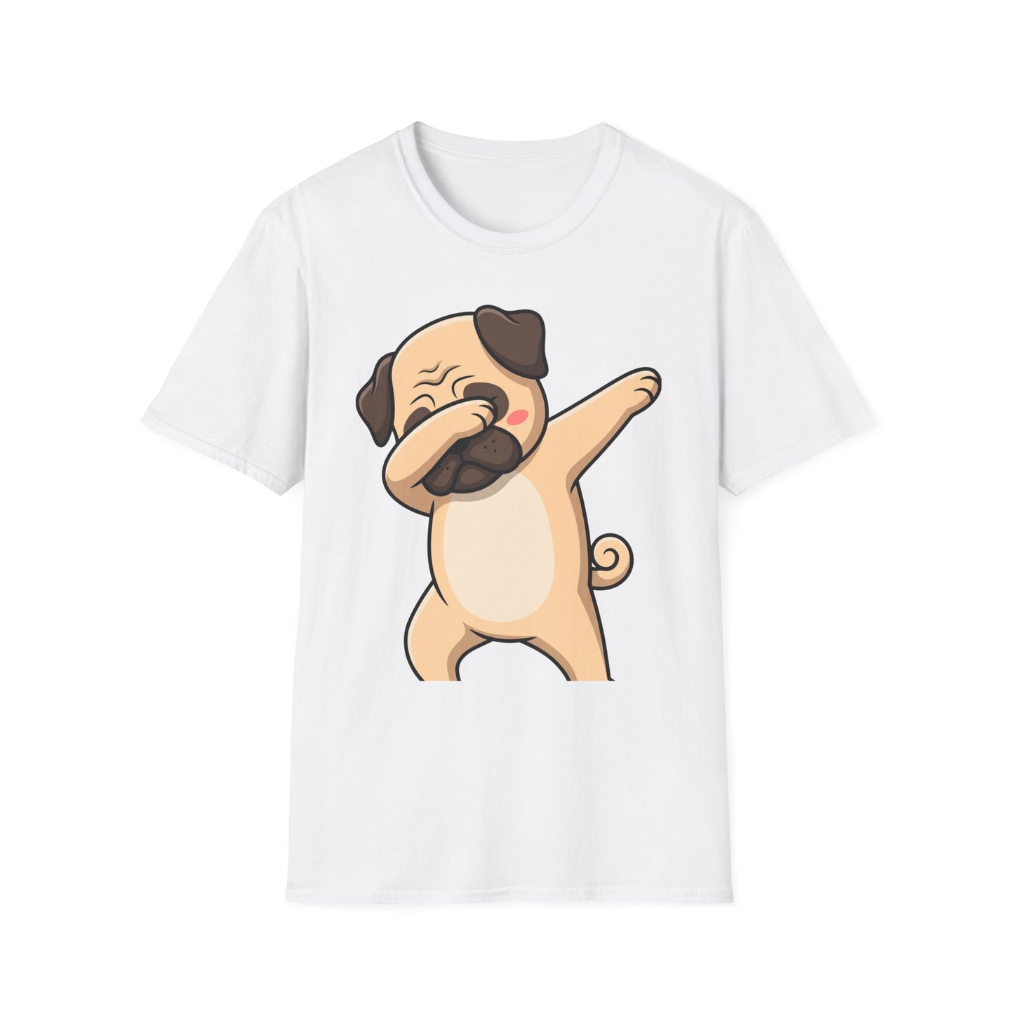 Dabbing Pug T-Shirt — Cute Dab Dog Graphic Tee
