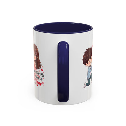 You Make Me Believe in Love Romantic Couple Coffee Mug