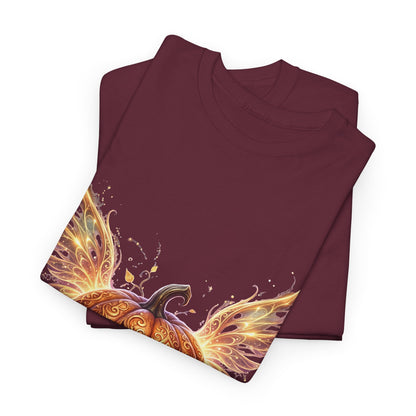 Halloween Pumpkin Tee — Winged Jack-O'-Lantern Graphic Shirt