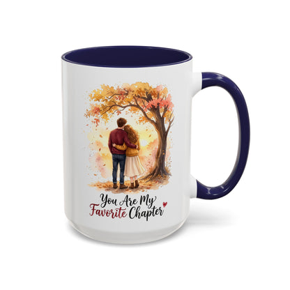 You Are My Favorite Chapter Romantic Autumn Coffee Mug