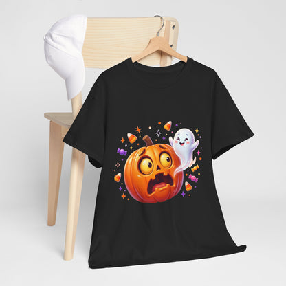 Halloween Pumpkin & Friendly Ghost T-Shirt
