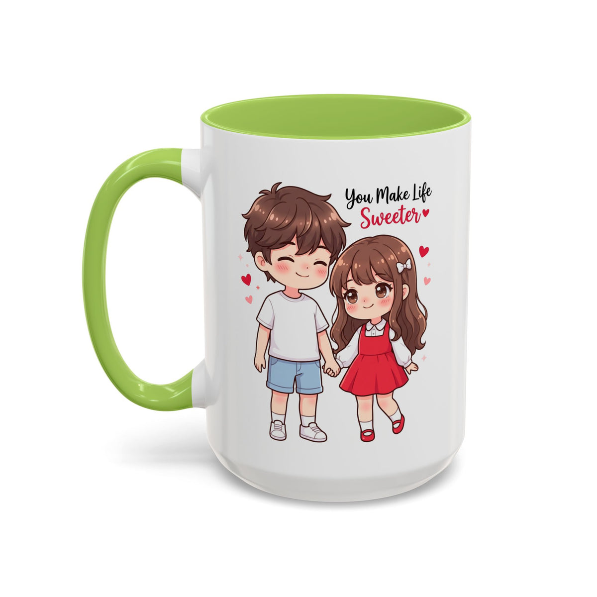 You Make Life Sweeter Couple Coffee Mug