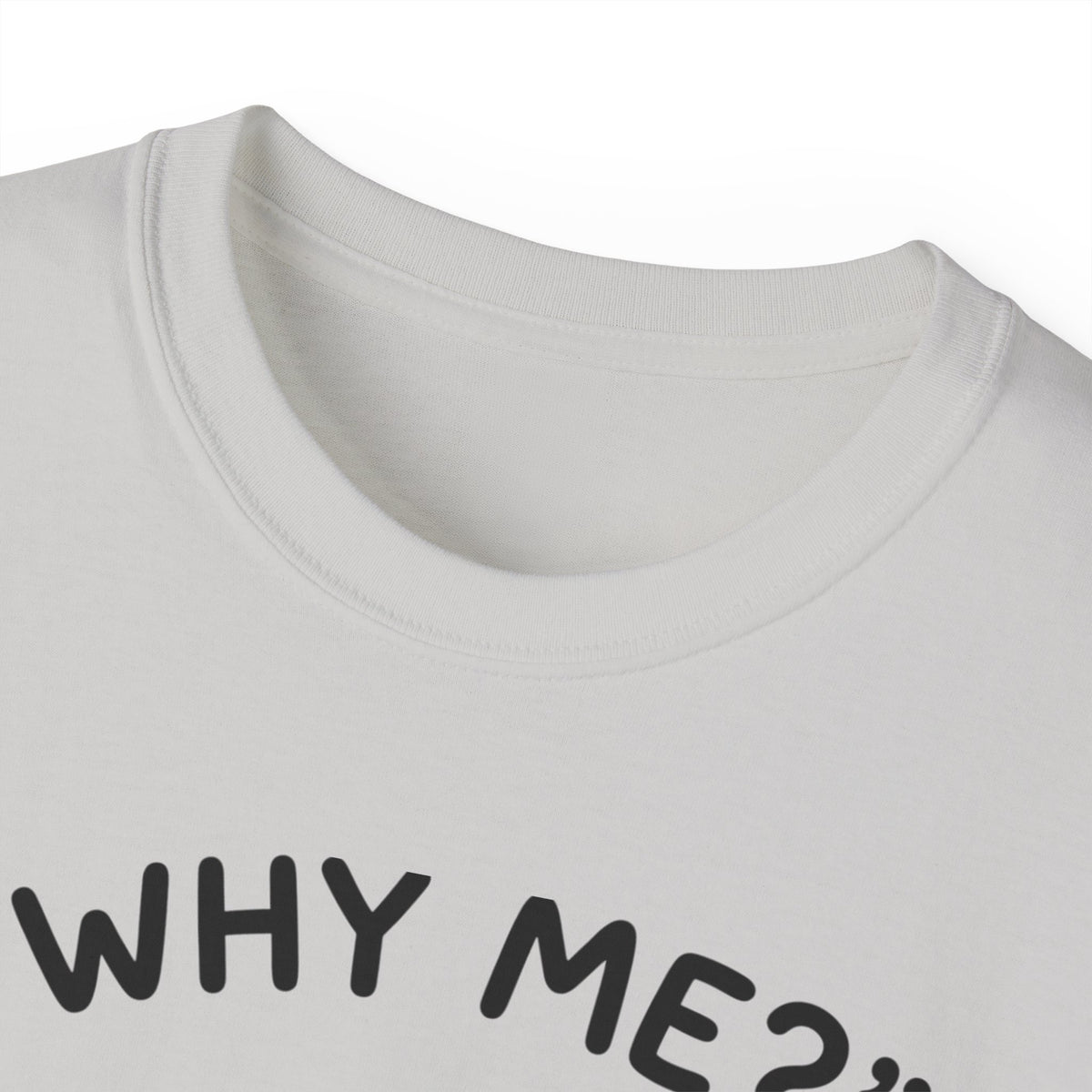 Sad Kawaii Cat Tee - "Why Me?" Cute Crying Kitten Graphic Shirt
