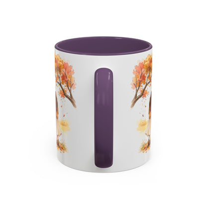Autumn Couple Under Tree Coffee Mug