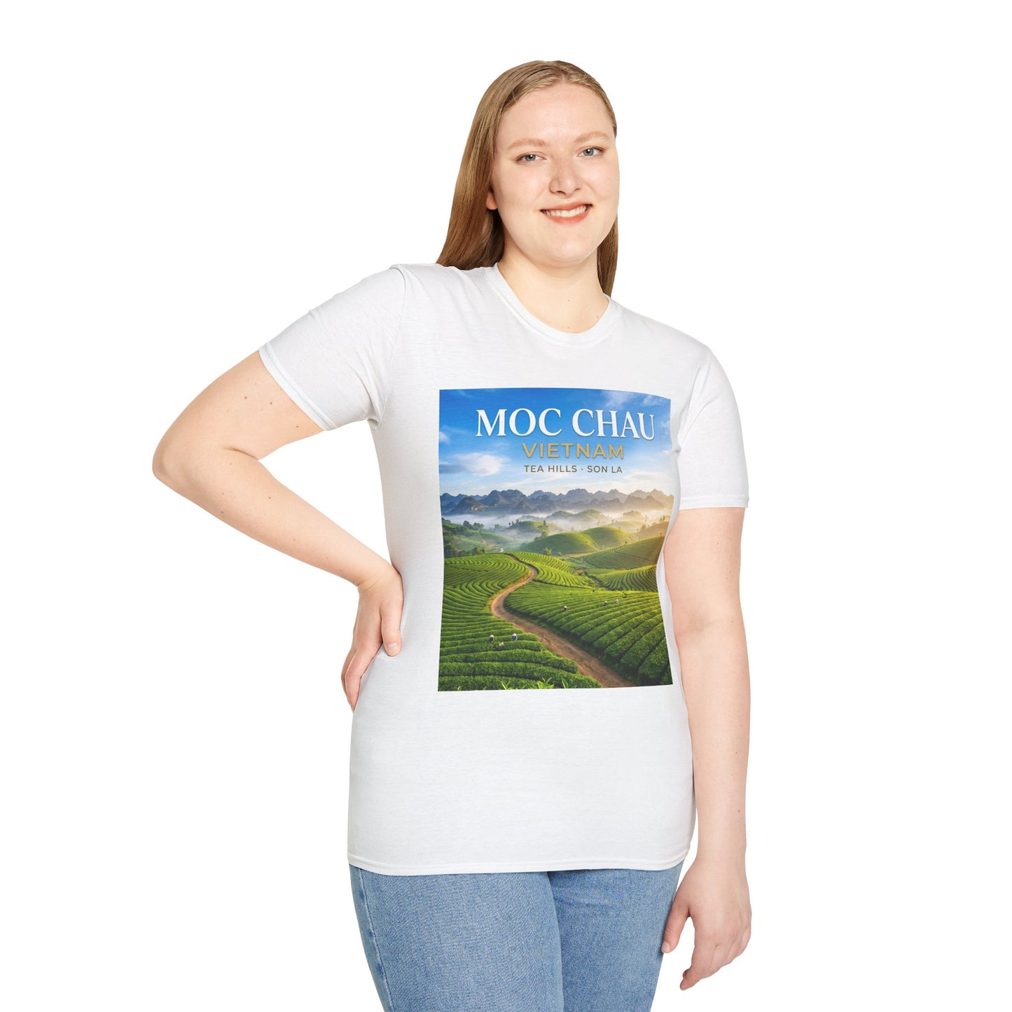 Moc Chau Vietnam Tee – Tea Hills of Son La Scenic Travel T-Shirt