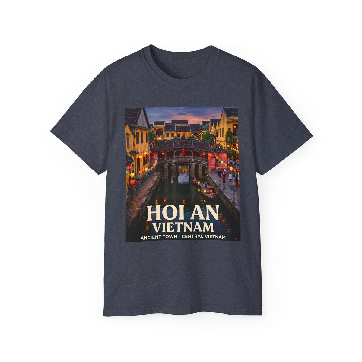 Hoi An Vietnam Travel T-Shirt — Ancient Town Night Scene Tee