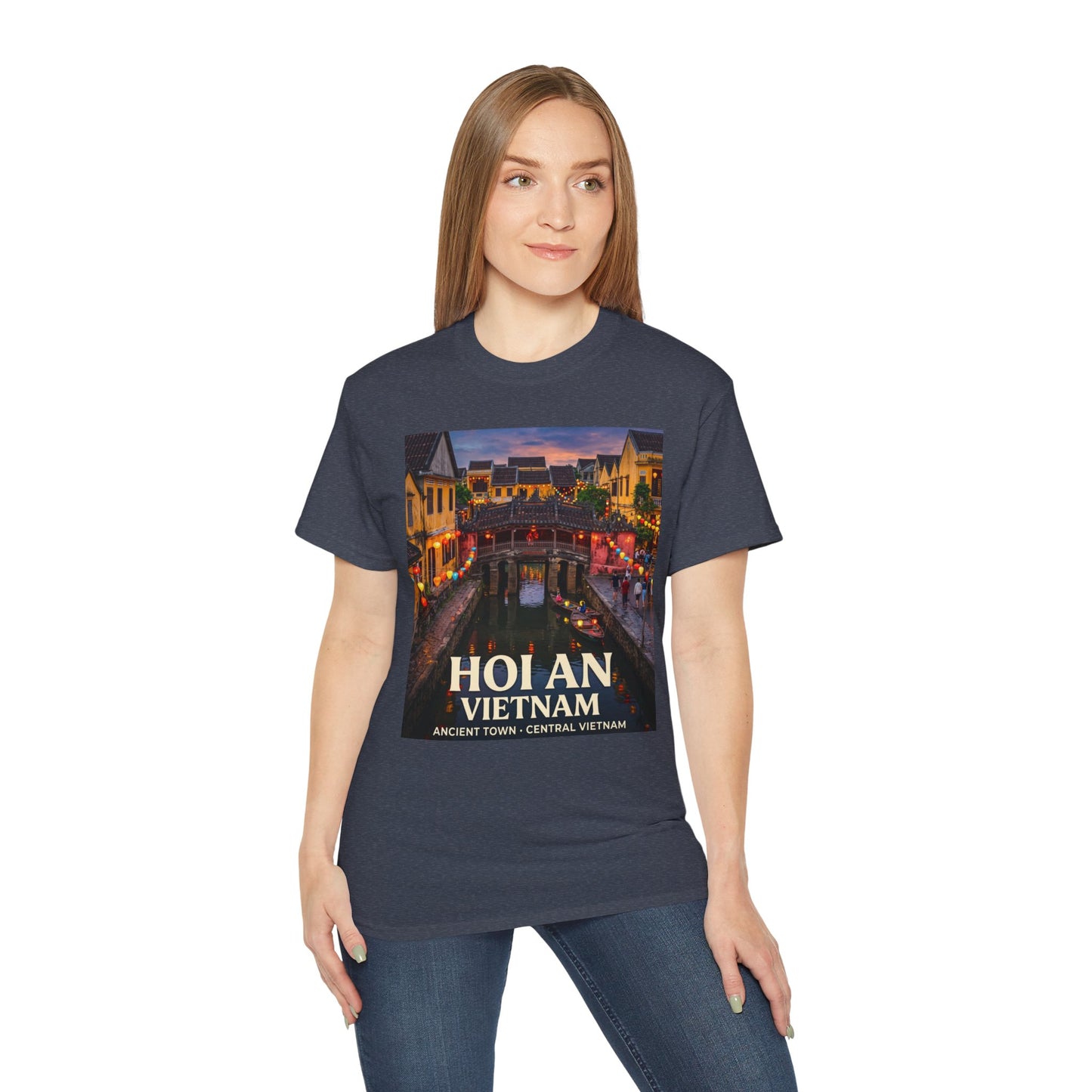 Hoi An Vietnam Travel T-Shirt — Ancient Town Night Scene Tee
