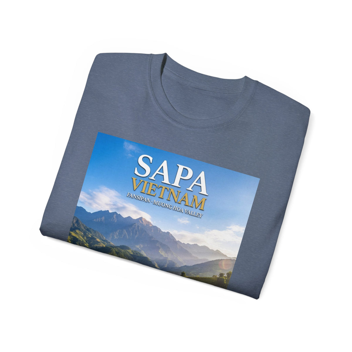 Sapa Vietnam Scenic Tee — Terraced Rice Field Travel T‑Shirt