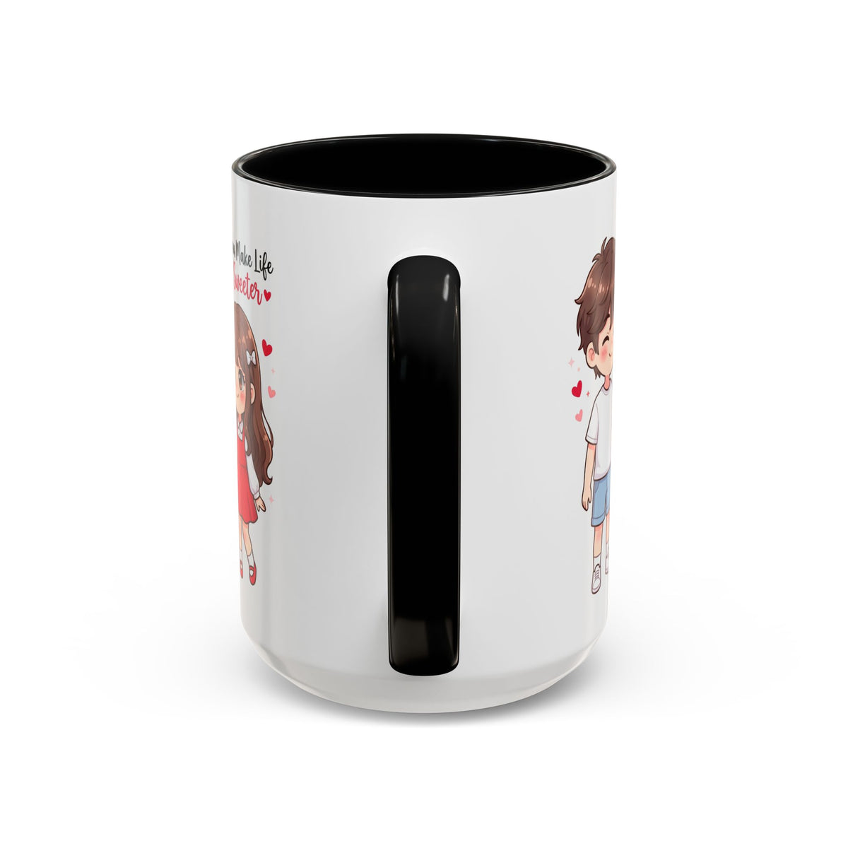 You Make Life Sweeter Couple Coffee Mug