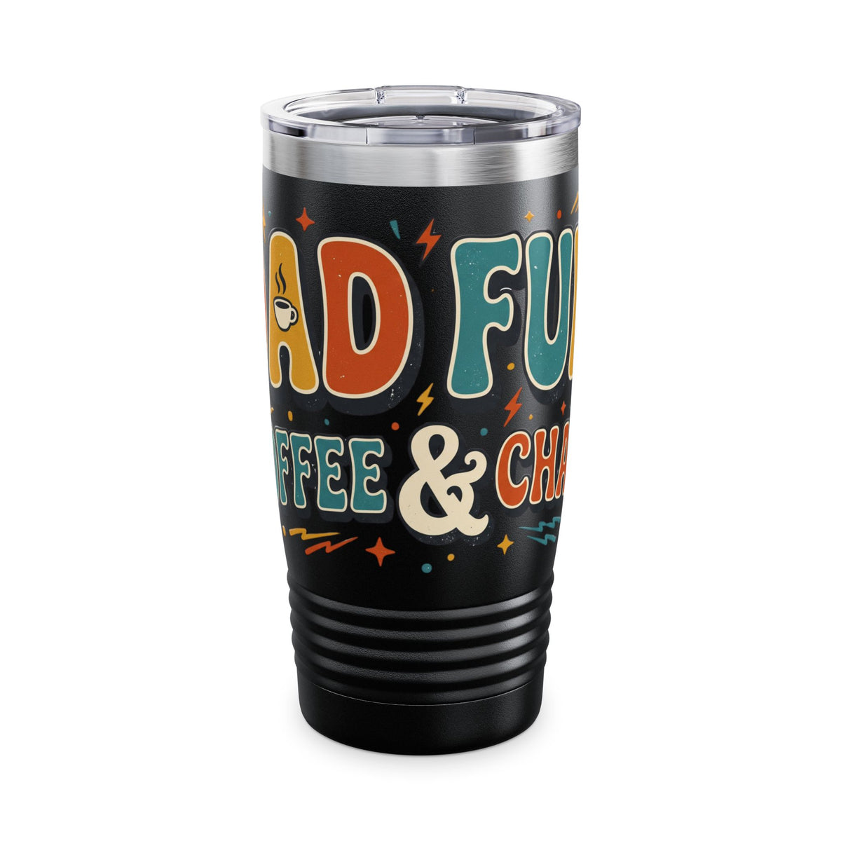 20oz Tumbler – Dad Fuel Coffee & Chill Travel Cup