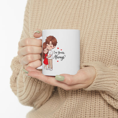 Ceramic Mug – Cute Inspirational Girl Design