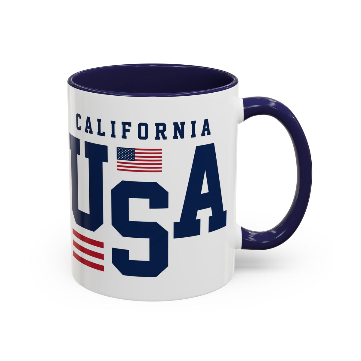 USA California Coffee Mug — Patriotic Accent 11/15oz