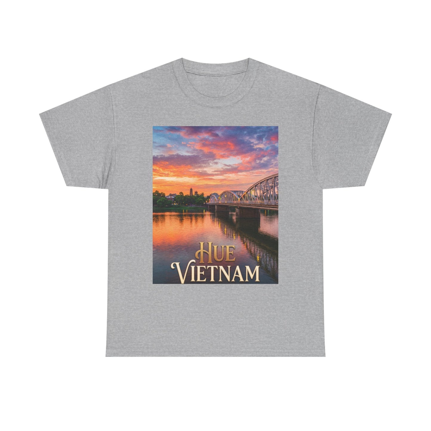 Hue Vietnam Sunset T-Shirt - Scenic Travel Souvenir Tee