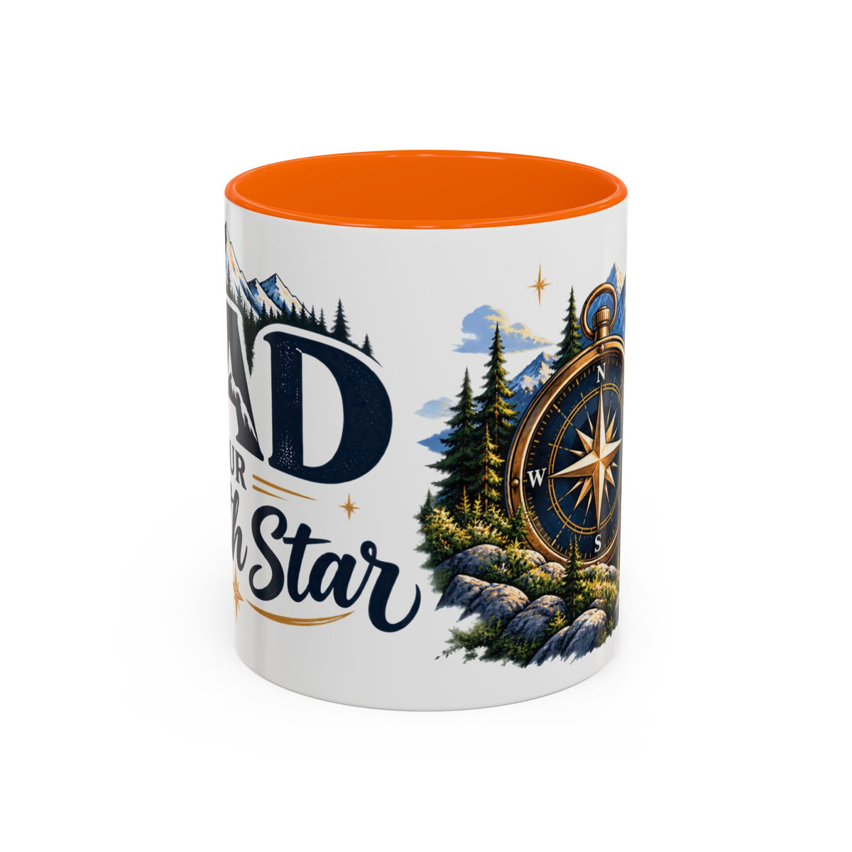 Adventure Compass Mountain Coffee Mug