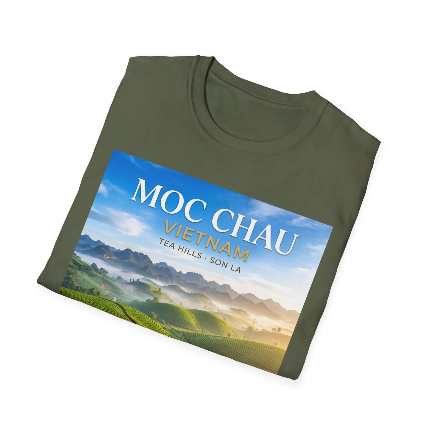 Moc Chau Vietnam Tee – Tea Hills of Son La Scenic Travel T-Shirt