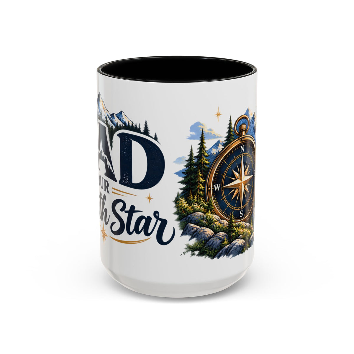 Adventure Compass Mountain Coffee Mug