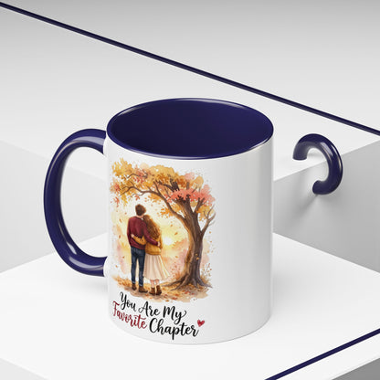 You Are My Favorite Chapter Romantic Autumn Coffee Mug