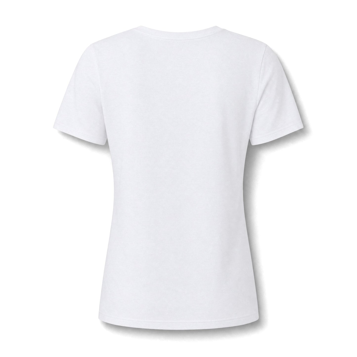 Women's Cat Mama V-Neck Tee — Cute Mom Cat and Kittens Graphic