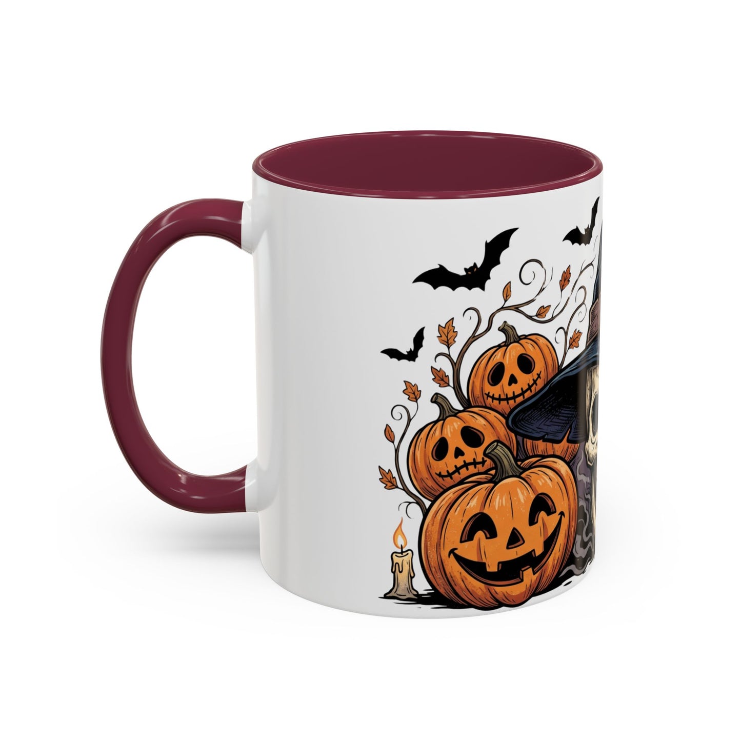 Halloween Skull & Jack-o'-Lantern Mug (11oz/15oz)