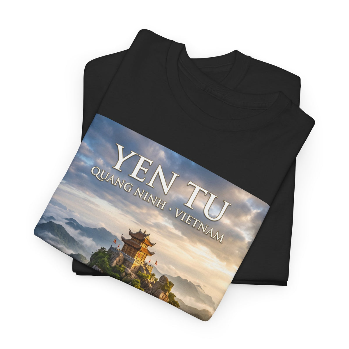 Yen Tu Mountain Scenic Tee – 'YEN TU: Listen to the Silence' Travel Photography T-Shirt