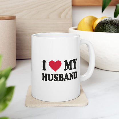I Love Hunting Ceramic Mug