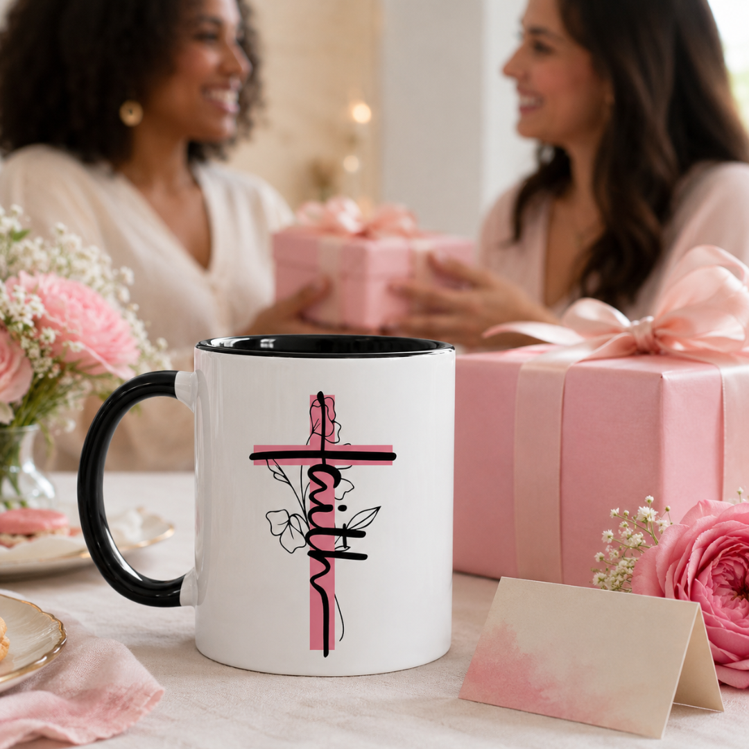 Christian Mug 11Oz, Religious Faith Bible Verse Cup, Christian Gifts for Women, Mom, Inspirational Spiritual Jesus Mug, Godly Coffee Cups, Biblical-Based Birthday Ideas