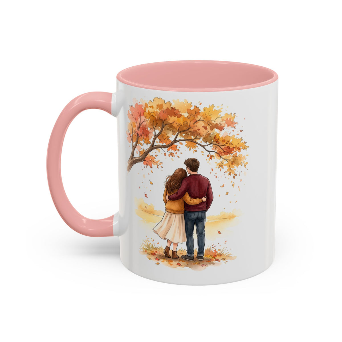 Autumn Couple Under Tree Coffee Mug