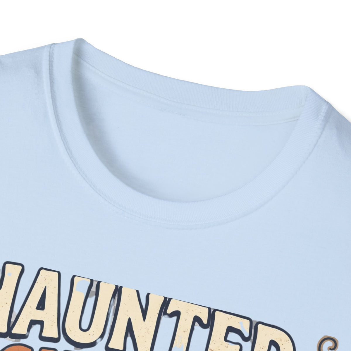 Haunted Night Crew T-Shirt — Retro Halloween Skeleton & Pumpkin Tee