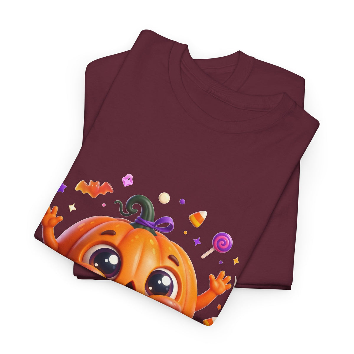 Halloween Pumpkin T‑Shirt — Happy Jack-O'-Lantern Candy Graphic Tee