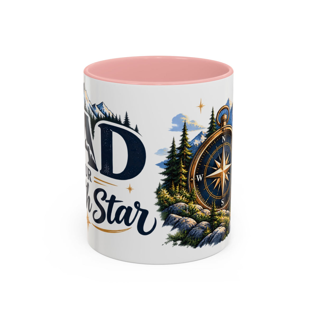 Adventure Compass Mountain Coffee Mug