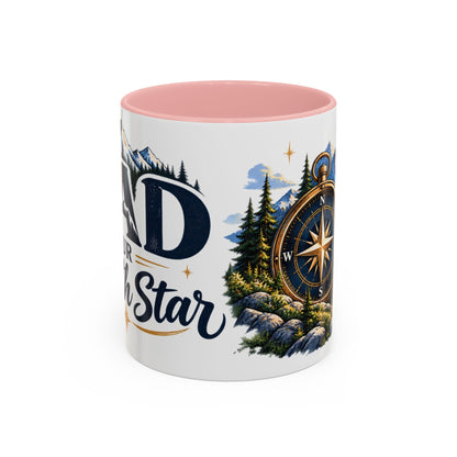 Adventure Compass Mountain Coffee Mug