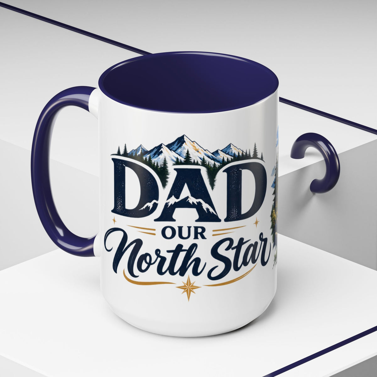 Adventure Compass Mountain Coffee Mug