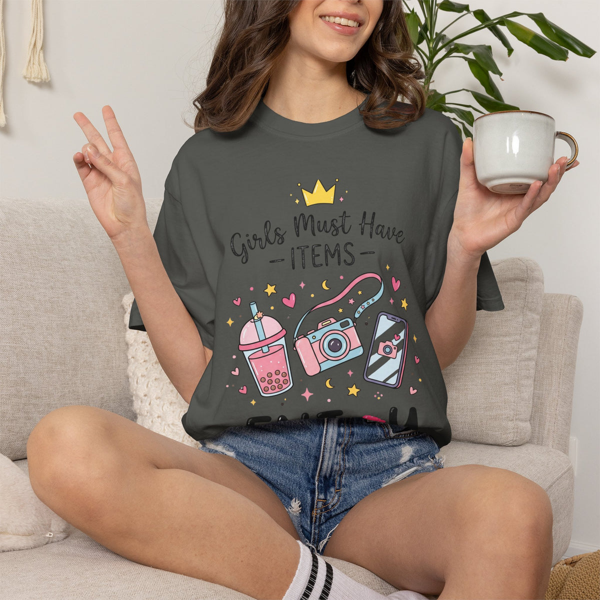 Girls Must Have Items "Enjoy" Graphic T-Shirt
