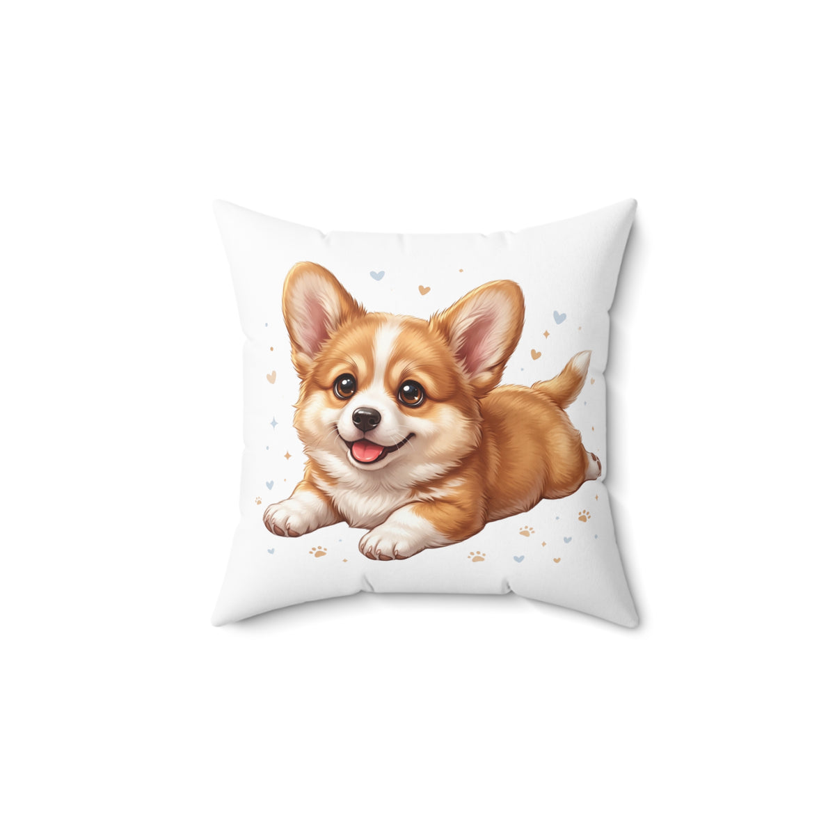 Cute Corgi Pillow – Adorable Cartoon Dog Decorative Throw Cushion