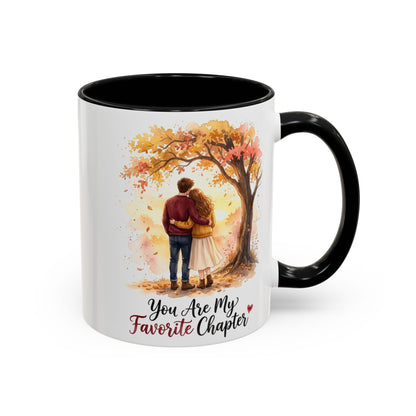 You Are My Favorite Chapter Romantic Autumn Coffee Mug