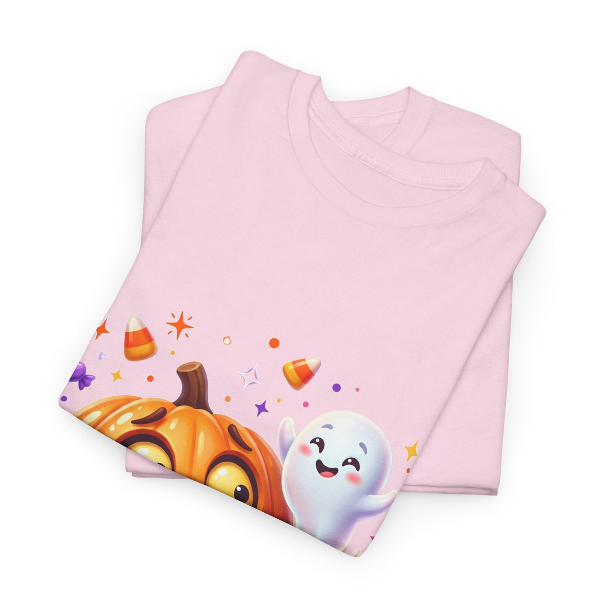 Halloween Pumpkin & Friendly Ghost T-Shirt