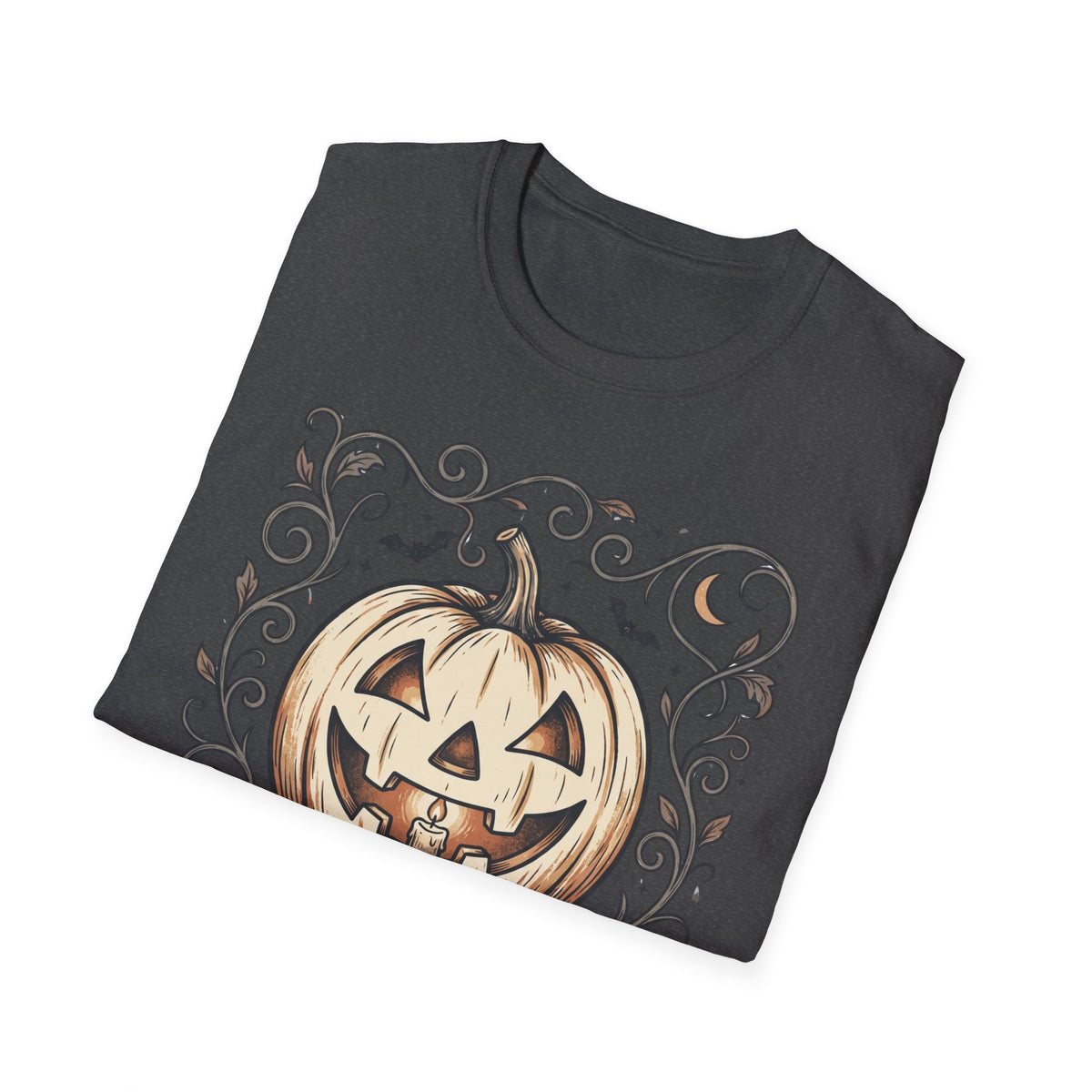Halloween Pumpkin T-Shirt — "Haunted Harvest: Halloween Nights" Graphic Tee