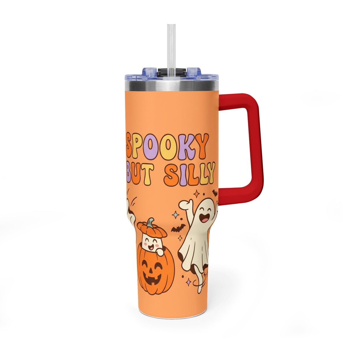 Spooky But Cute Halloween Ghosts 40oz Thermal Tumbler
